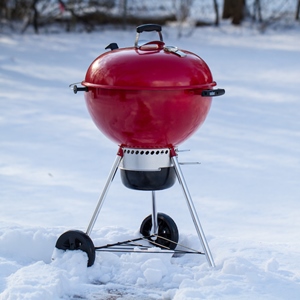 Use a Small Grill at Winter